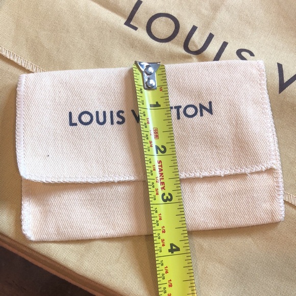 LOUIS VUITTON Folding Dust Bag Card Holder Key Case  Size - Picture 6 of 7